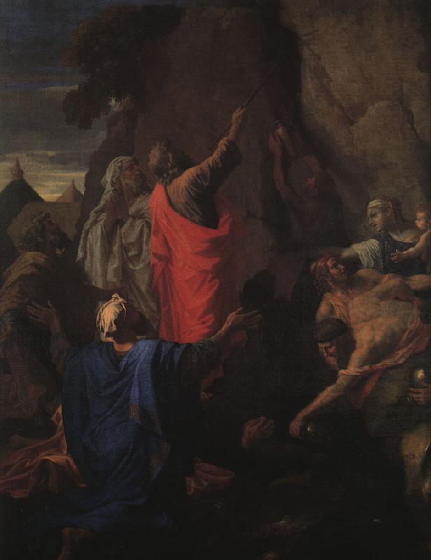 Nicolas Poussin Moses Bringing Forth Water from the Rock France oil painting art